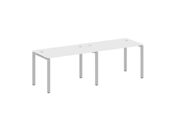 Стол-станция METALL SYSTEM на 2 раб.места на П-образном м/к  БП.СМ-2.2  2400*720*750